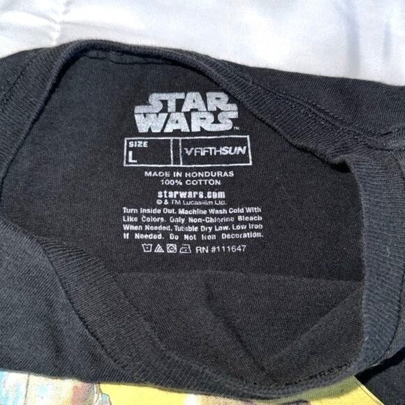 Star Wars The Mandalorian Black Graphic T-Shirt Featuring Din Djarin & Grogu By - Picture 2 of 6